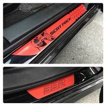 Scat Pack 392 Stijl Deurdrempel Vinylstickerset voor Dodge Charger_2