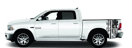 Chevy Silverado Amerikaanse vlag bedsticker stickerset Chevrolet Gmc Sierra 2014
