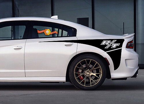 R/T Achter Quarter Side Stripe Hemi Srt RT Scat voor Dodge Charger
