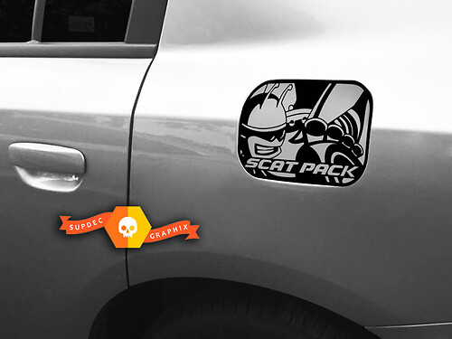 SCAT PACK Dodge Charger gasdeur sticker sticker 2018 2016 2017 SRT 392 deel embleem badge Scatpack
