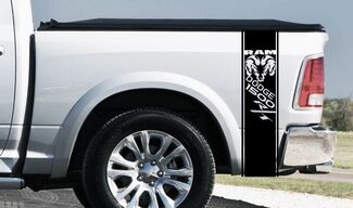 Dodge Ram 1500 RT HEMI Truck Bed Box graphic Stripe sticker sticker achterklep srt
