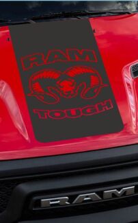 2015-16-17 Dodge Ram Hemi Rebel Hood Truck Sticker Graphic Reb-08