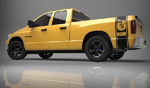 Rumble Bee Hemi Strepen Vinyl Decal Sticker voor Dodge Ram 1500
