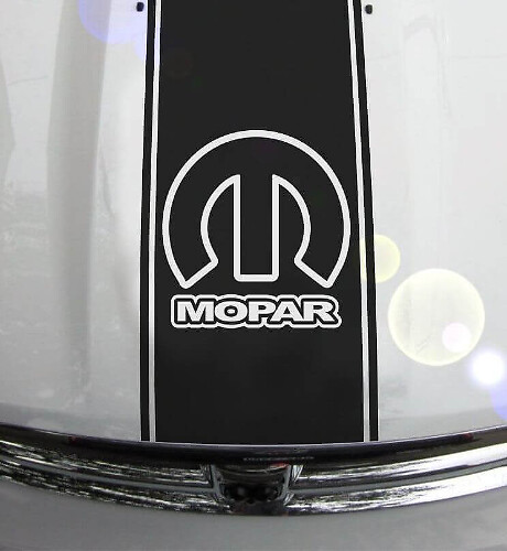 Mopar Motorkapstrepen Vinyl Sticker voor Dodge Ram 1500 2500 3500