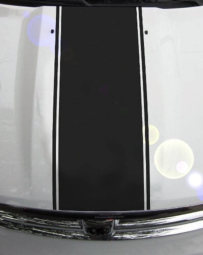 Sticker met omtrekstrepen voor motorkap van vinyl voor Dodge Ram 1500 2500 3500