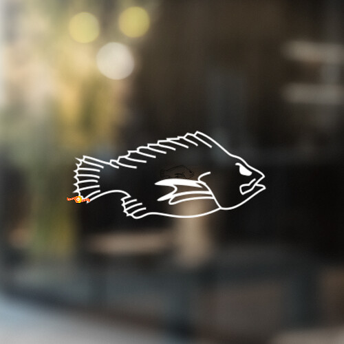 Tilapia Vis Universele Vinyl Decal Sticker