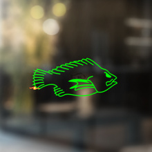 Tilapia Vis Universele Vinyl Decal Sticker_2