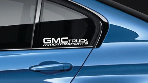 GMC Truck Motorsports zijraam vinyl decal set voor GMC