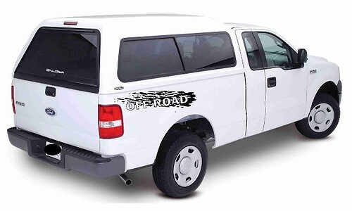 2pc - Off Road Decals - voor F stickers Onderdelen Z71 Chevy Silverado GMC Sierra 4x4
