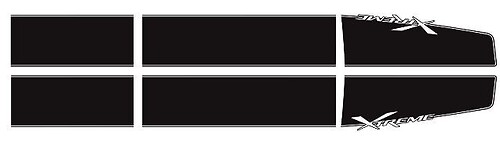 Chevrolet Colorado Rally Racing Extream Stripes-kit S-10 GMC Canyon
