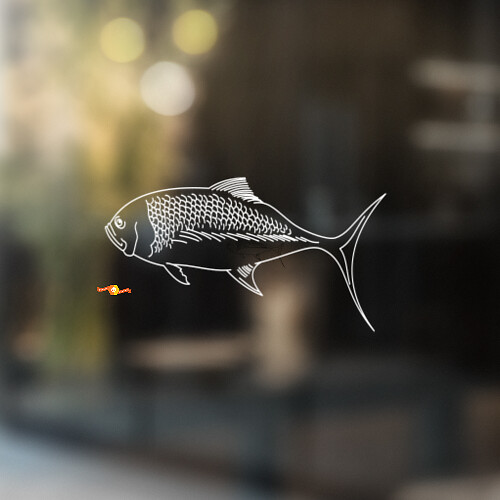 Caranx Fish Universele Vinyl Decal Sticker