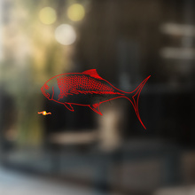 Caranx Fish Universele Vinyl Decal Sticker_3