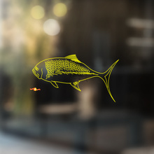 Caranx Fish Universele Vinyl Decal Sticker_4