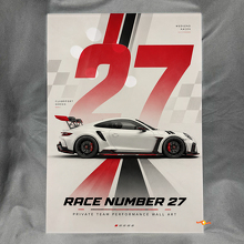 Motorsport Nummer Poster Glanzend Acryl Muurkunst Paneel_3
