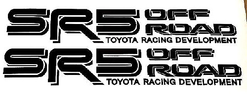 SR5 Off Road Stijl Zij Vinyl Stickers voor Toyota Tacoma