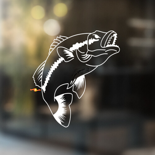 Perch Fish Universele Vinyl Decal Sticker