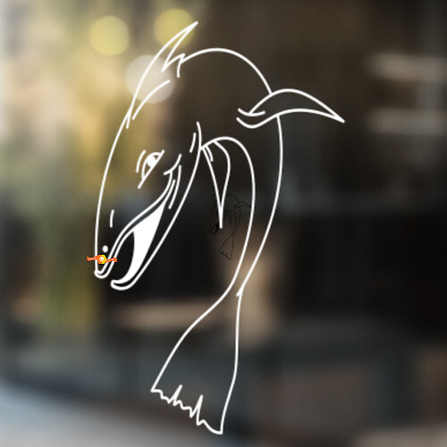 Sea Fish Universele Vinyl Decal Sticker