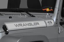 Jeep Wrangler 97-06 4x4 Off Road TJ Vinyl Hood Stickers Decals set TJ 4 stuk strepen set
 2