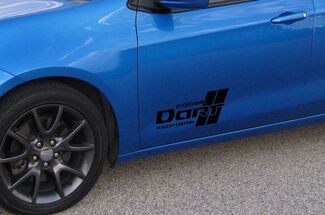 2013- - 2020 Dodge Dart Rallye stickerset met deurlogostickers