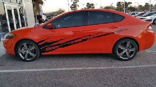 Dodge Dart splash sticker sticker 2 KANT