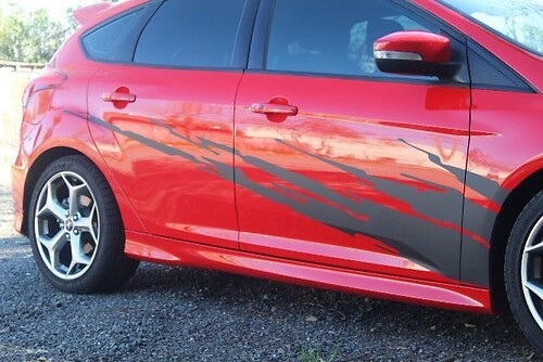 Modderspatten Zij Vinyl Decal Sticker voor Musclecar Focus 2012-2017