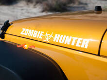 Zombie Hunter Capuchon Vinyl Decal Kit voor Jeep Wrangler_2