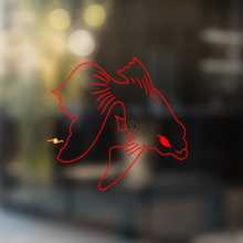 Fancy Goldfish Universele Vinyl Decal Sticker_2