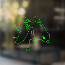 Fancy Goldfish Universele Vinyl Decal Sticker_4