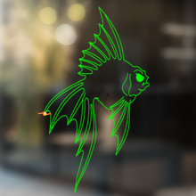 Veiltail Goldfish Universele Vinyl Decal Sticker_3