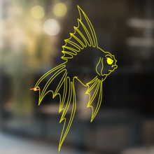 Veiltail Goldfish Universele Vinyl Decal Sticker_4