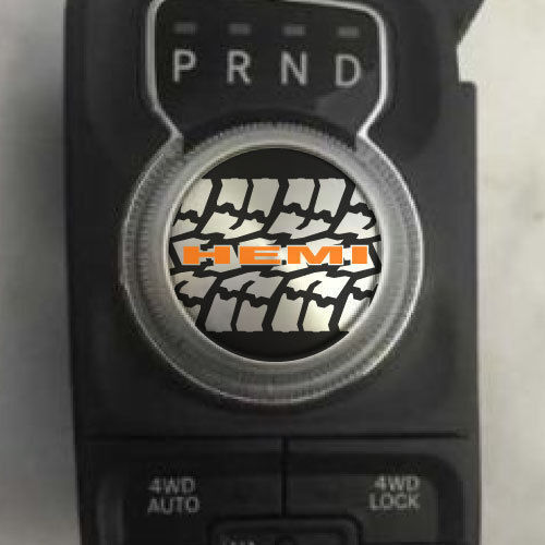 Dodge Ram Rebel Hemi Shift Knob Decal Sticker Graphic Vinyl Gear Drive Neutraal