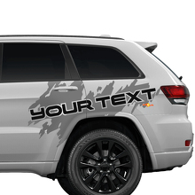 Aangepaste Tekst Zijspat Grafiek Vinyl Sticker Decal Voor Jeep Cherokee Trailhawk 2