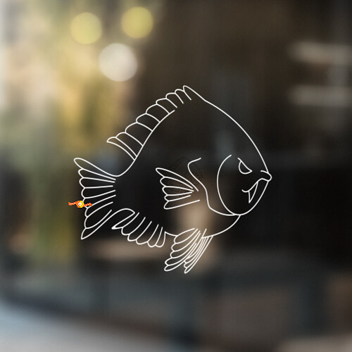 Bluegill Fish Universele Vinyl Decal Sticker