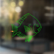 Bluegill Fish Universele Vinyl Decal Sticker_2