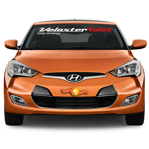 Veloster Turbo voorruit vinyl decal voor Hyundai Veloster 2011-2017