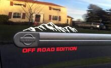 Xterra Off Road Edition Mountain Achterklep- en Zijvinyl Decal Kit voor Nissan Xterra_2