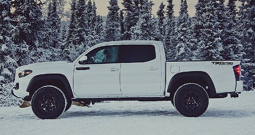 TRD Pro Logo Zijvinylsticker voor Toyota Tundra