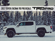 TRD Pro Logo Zijvinylsticker voor Toyota Tundra_2