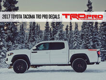 TRD Pro Logo Zijvinylsticker voor Toyota Tundra_3