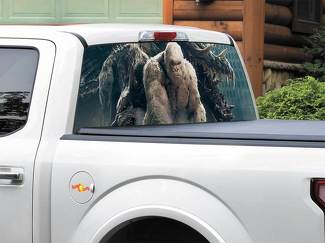 Rampage George Movie 2018 achterruit sticker sticker pick-up truck SUV auto elke maat