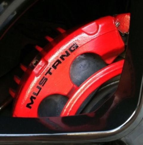 Remklauw Hoge Temperatuur Vinyl Decal voor Musclecarmodel