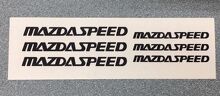 Mazdaspeed Remklauw Vinyl Sticker Set voor Mazda_2