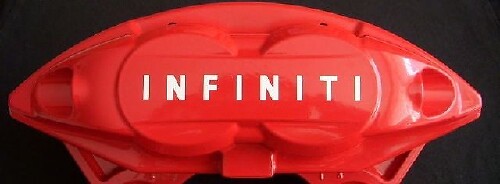 Infiniti Remklauw Hoge Temperatuur Vinyl Decal Set van 8