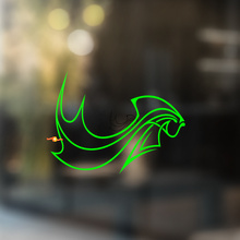 Tribal Style Fish Universele Vinyl Sticker_3