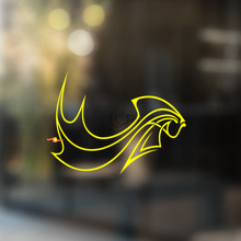 Tribal Style Fish Universele Vinyl Sticker_4