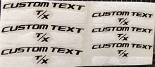 AANGEPASTE TEKST T/X Gebogen Remklauw Universele Vinyl Decal Sticker voor Dodge Challenger_2
