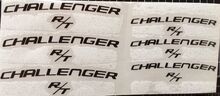 Dodge Challenger R/T RT gebogen remklauw HIGH TEMP vinyl sticker (elke kleur) 6X 2
