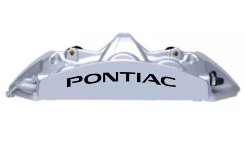 Pontiac Gebogen Remklauw Hoge Temperatuur Vinyl Decal Set voor Pontiac