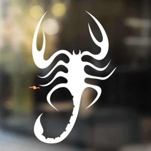 Scorpion Universele Vinyl Decal Sticker