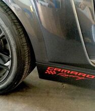 Chevy Camaro LS LT RS SS Zl1 Z28 Racing zijrok spatbord vinyl sticker
 2